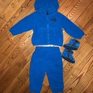 THE NORTH FACE Baby Boys Jacket Pants Boots- 3-6 M
